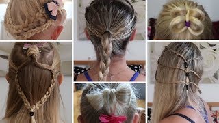 13 Easy Hairstyles  PROSTE ŁATWE SZYBKIE FRYZURY [upl. by Puklich]