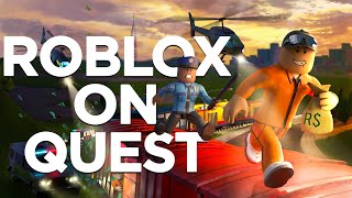 How to Play ROBLOX in VR on Oculus Quest 2 [upl. by Ultima]