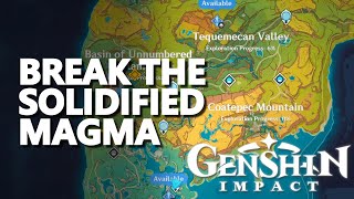 Break the solidified magma Genshin Impact [upl. by Herve]