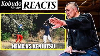 Kobudo Master Reacts to Metatrons quotHEMA VS KENJUTSUquot [upl. by Hendry]