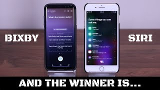 BIXBY Voice vs SIRI  Detailed Voice Assistant Comparison [upl. by Asirehc542]