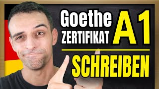 Goethe Zertifikat A1 SCHREIBEN  How to pass the written part  German A1 Goethe Exam [upl. by Einahpetse]