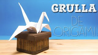 COMO HACER UNA GRULLA DE ORIGAMI [upl. by Otxilac]