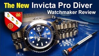 The New Invicta Pro Diver  Watchmaker Review [upl. by Pan56]