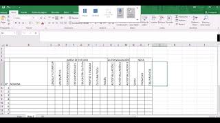 Cómo hacer cuadro de notas en Excel [upl. by Benoite]