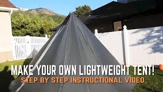 Make your Own Backcountry Tipi Shelter [upl. by Primrose856]