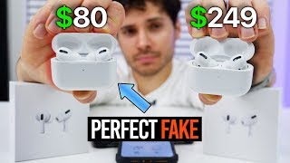 The PERFECT Fake AirPods Pro Are Here 80 [upl. by Elleinnod]