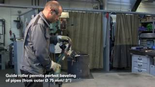 Metabo beveling tools for weld preparation English [upl. by Durgy]