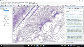 Module 5 How to Generate Contours in ArcGIS for Desktop [upl. by Rehpetsirhc864]