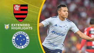 Flamengo vs Cruzeiro Extended Highlights  Brasilerao Série A  CBS Sports Golazo [upl. by Schultz]