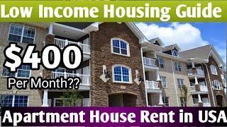 How To Get Low Income Housing in USA Apartment Rent 400 per month Section 8 9 Low Rent Guide [upl. by Amles762]