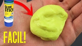 Como hacer SLIME con solo 2 ingredientes [upl. by Hnacogn960]