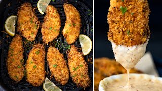 How to make SUPER CRISPY Air Fryer Chicken Tenders [upl. by Adikram170]