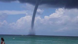 Waterspout Off Grand Cayman Island  7 Mile Beach [upl. by Linda412]