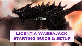 Licentia Wabbajack Install Character creation Mod setup [upl. by Yeclek237]