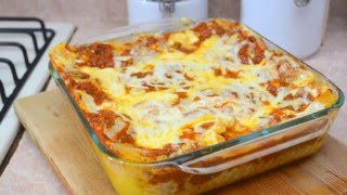 COMO HACER LASAGNA LASAÑA MUY FACIL  Recién Cocinados [upl. by Alehs]