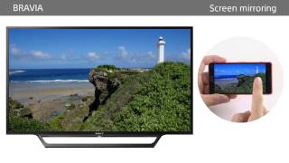 Sony BRAVIA  How to setup and use Screen mirroring [upl. by Picco]