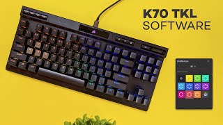 CORSAIR K70 Keyboard iCue Software Setup amp Tutorial [upl. by Kreis672]