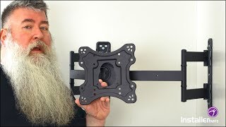 InstallerParts Episode 16  Corner TV Wall Mount With Tilt And Swivel [upl. by Animas846]