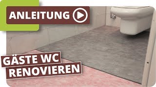 WC Renovierung mit Klick Vinyl [upl. by Isaac]