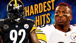 Ryan Clark amp James Harrisons HARDEST HITS [upl. by Lee454]