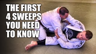 The First 4 Sweeps You Need To Know  JiuJitsu Basics [upl. by Canty50]