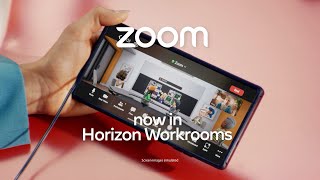 Experience Virtual Meetings with Zoom in Meta Horizon Workrooms [upl. by Gracia482]