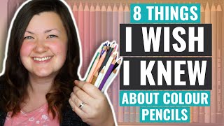 8 Things I Wish I Knew As a BEGINNER Colour Pencil Artist [upl. by Anide]