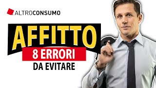 AFFITTO 8 errori da evitare  Avv Angelo Greco [upl. by Anaher]