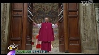 Conclave il Maestro delle Celebrazioni Liturgiche Pontificie ordina quotextra omnesquot [upl. by Hainahpez]