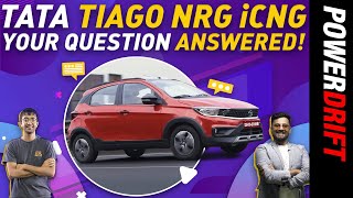 Tata Tiago NRG iCNG  Your CNG Myths Busted  PowerDrift [upl. by Ikkela937]