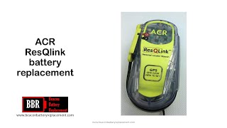 ACR ResQlink expired battery replacement [upl. by Manda]