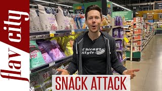 The HEALTHIEST Snack Foods At The Grocery Store  Chips Popcorn amp More [upl. by Pul]