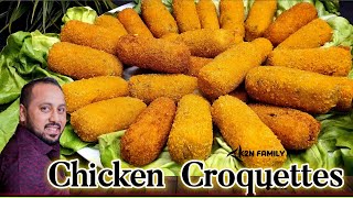 Chicken Croquettes  Croquettes  Chicken Recipe  Snack recipe  Goan Recipe  Easy Recipe [upl. by Linzy830]