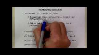 How to write a conclusion [upl. by Kiona]