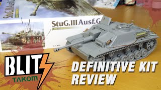 Panzermeisters quotDefinitive Reviewquot of TAKOM StuG III AusfG Early Production BLITZ line 8004 [upl. by Tacita]