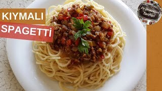 Kıymalı Soslu Spagetti  Makarna Tarifi  Ev Yemekleri Tarifleri [upl. by Casady646]