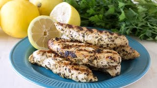 Quick Grilled Lemon Chicken Tenders [upl. by Lohcin432]