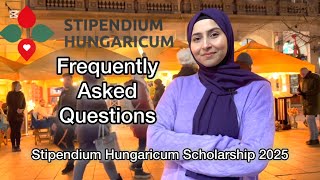 Stipendium Hungaricum Scholarship 2025 FAQs [upl. by Yeliac]