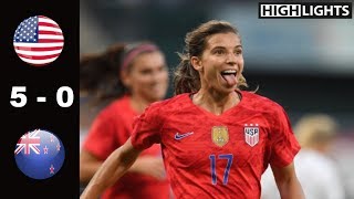 USA vs New Zealand 5  0 All Goals amp Highlights  May 16 2019 [upl. by Yrokcaz]