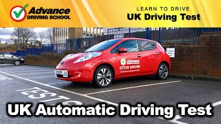 UK Automatic Driving Test Replica 2024 full route without SatNav [upl. by Aizatsana462]