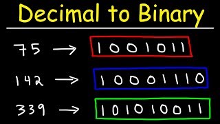 How To Convert Decimal to Binary [upl. by Ayit]