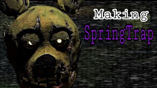 Building my Springtrap Cosplay old [upl. by Tenney80]