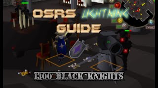 OSRS Lightning Guide  1300 Black Knight Kills Falador Elite Diary [upl. by Aymahs815]