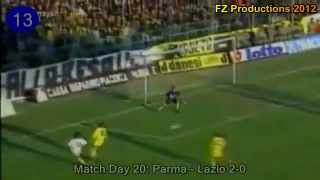 Faustino Asprilla  26 goals in Serie A Parma 19921999 [upl. by Siramaj]