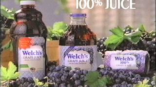 Welchs Grape Juice 1990s Commercial [upl. by Aynek]