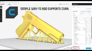 How to add supports cura [upl. by Eila]