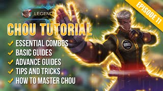 CHOU Tutorial amp Guide 2021 English Skills Combo Tips amp Tricks  Mobile Legends  ML [upl. by Metzger]