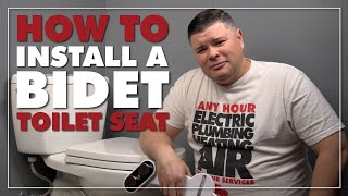 How to Install a Bidet Toilet Seat [upl. by Ynohtnanhoj]