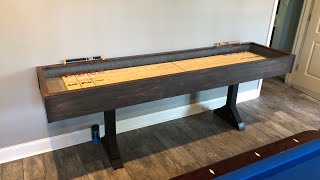 DIY Cheap Shuffleboard Table [upl. by Aros]